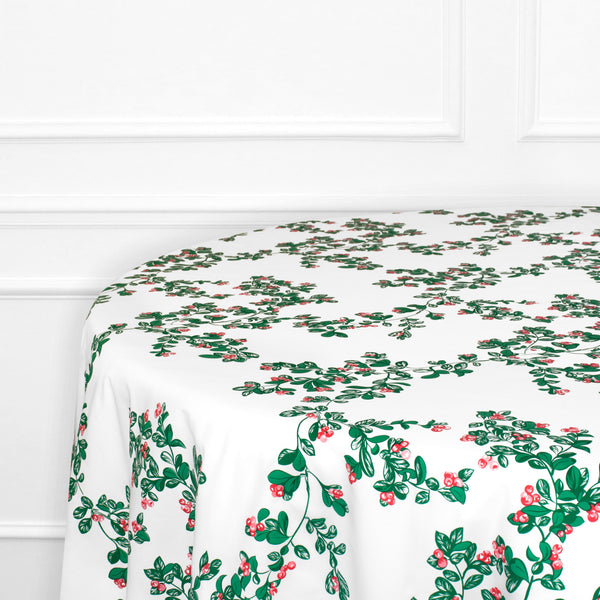 Airelles Green/Red Printed Tablecloths
