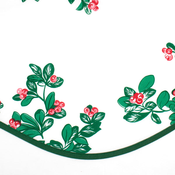 Airelles Green/Red Printed Tablecloths