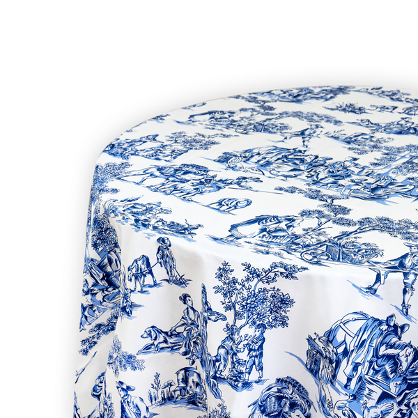 Pastorale Blue Printed Tablecloth