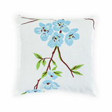 Fleurs de Pêcher Blue Printed Square Sachet