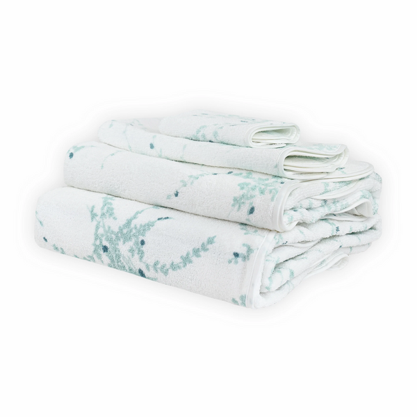 Jeté de Fleurs DP Blue Towels