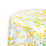 Pois de Senteur Yellow Printed Tablecloths