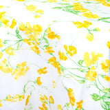 Pois de Senteur Yellow Printed Tablecloths