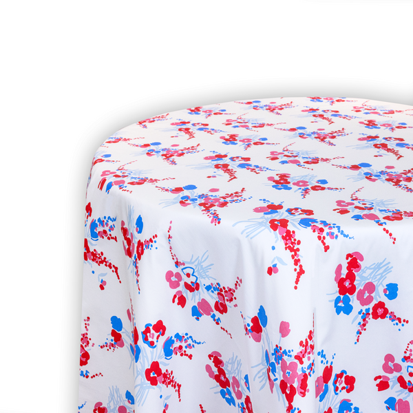 Demoiselles Red/Blue Printed Tablecloths