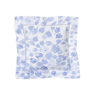 Bouquet Eclaté Periwinkle Emb. Square Sachet