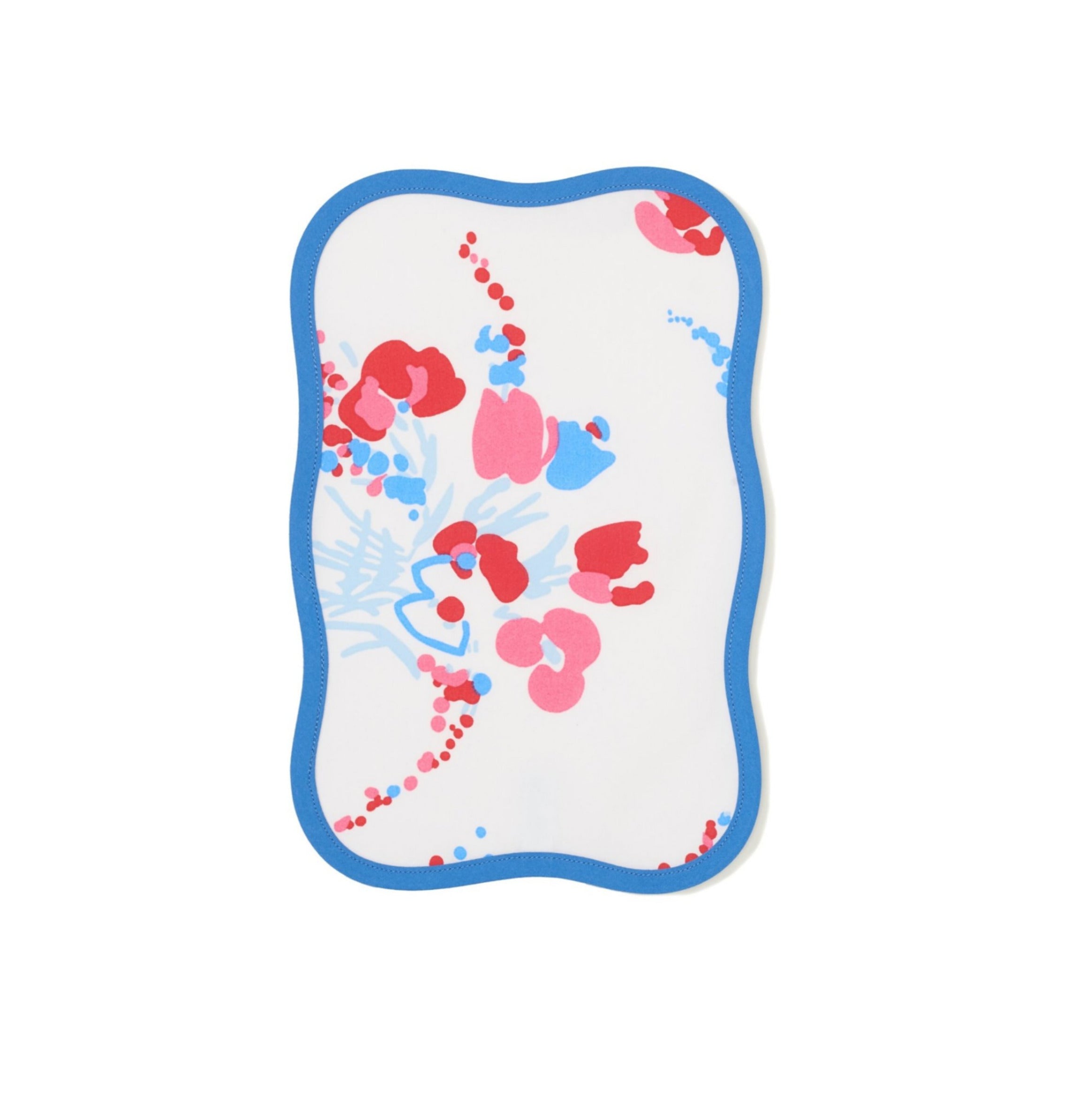 Demoiselles Red/Blue Printed Cocktail Napkins