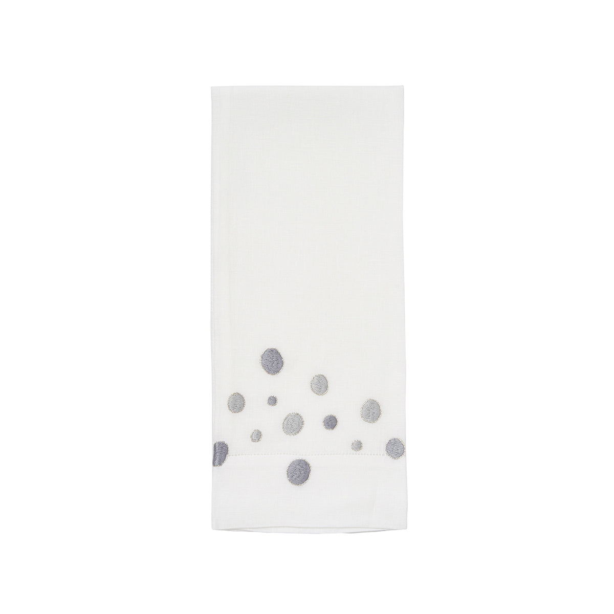 Confettis Grey Emb. Guest Towels