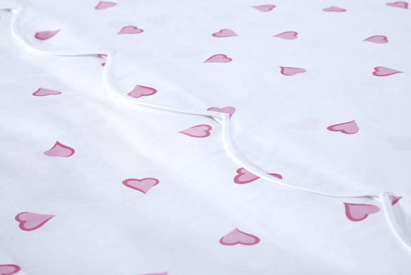 Coeurs Pink Bed Linens