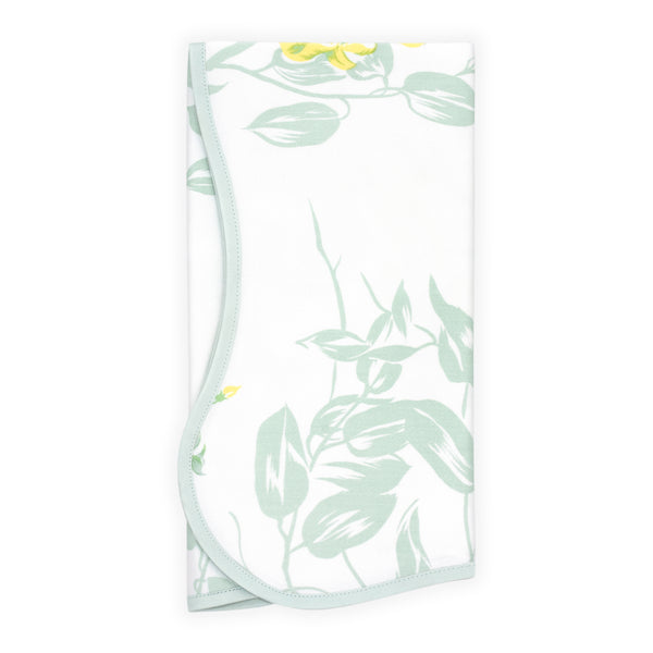 Glycines Green/Yellow Printed Placemat/Napkin Set