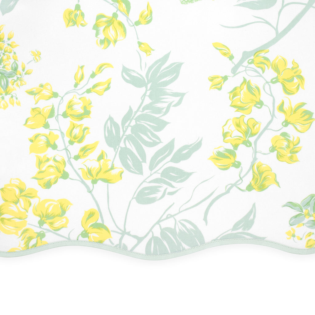 Glycines Green/Yellow Printed Tablecloths